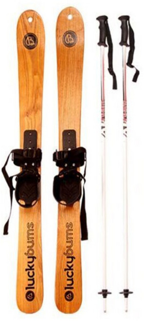 인라인스키 숏스키 스키에이트 입문용 훈련 장비 실외 연습용, 1개, 스노우 포스트 포함 1세트, 110cm