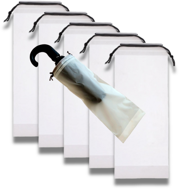 더블트리 다회용 3단 우산 방수커버, 5개