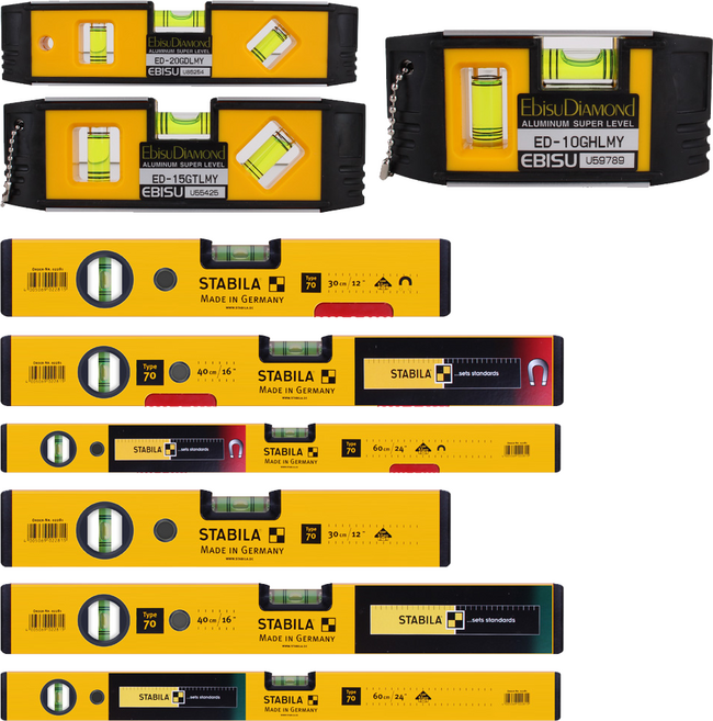 독일제 스테빌라 산업용 수평기 자석 수평계 수평자 9종, 1개