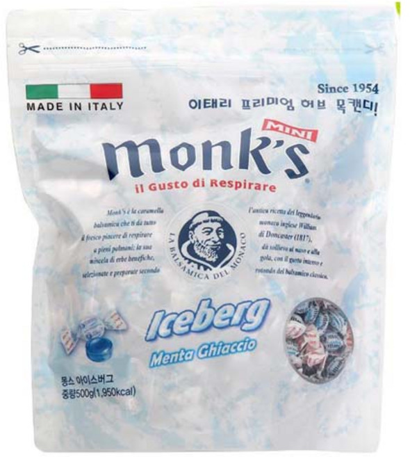몽스 아이스버그 캔디, 500g, 1개