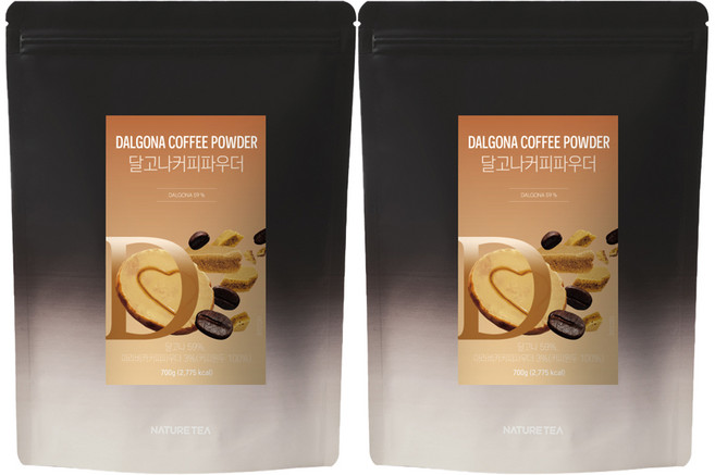 네이쳐티 달고나커피파우더 700G 2개세트, 2개, 1개입