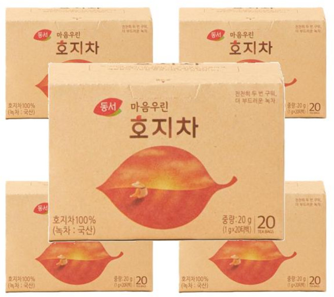 동서 마음우린 호지차 20개입 20g 5개
