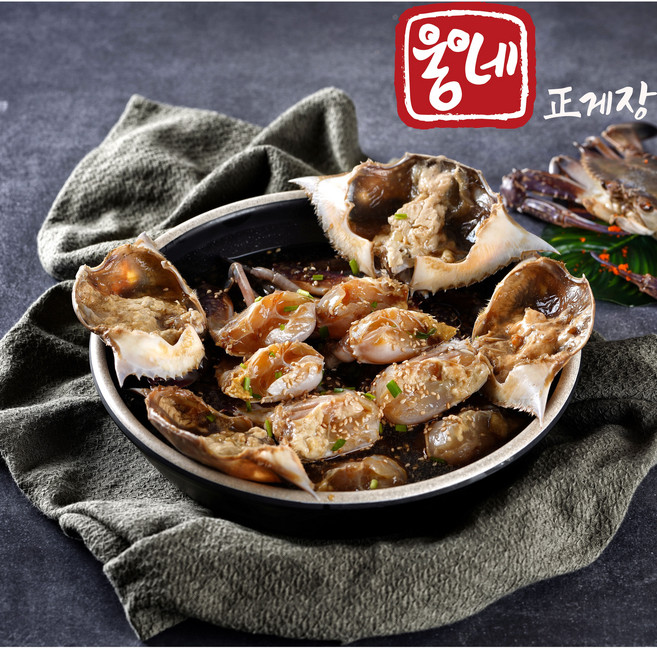 [웅이네정게장] 직접담근 알배기 삼점게 간장게장 / 게장 선물세트, 1개, 1kg