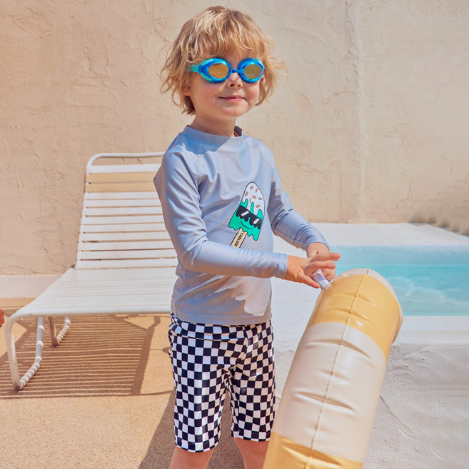 따블리에 남아수영복 아동래쉬가드 키즈래쉬가드 유아래쉬가드 남아래쉬가드 반바지 세트