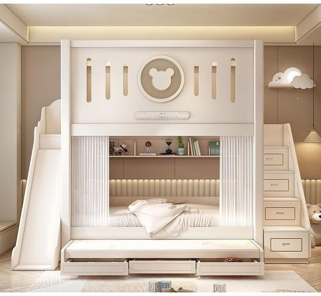 삼둥이 이층 침대 리조트 팬션 원목 계단 사다리 남매, 더 많은 조합, 풀옵션 계약금 300000