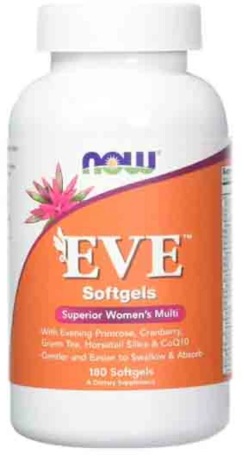 Now Foods EVE 슈피리어 우먼 멀티 소프트젤, 180개입, 1개, 180정 - 쿠팡
