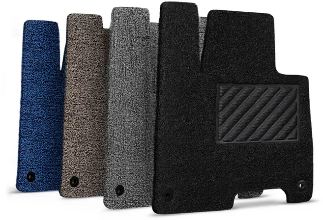 Brov 테슬라 모델 3/모델Y 주니퍼 코일 카매트 1+2열 바닥 발판 자동차매트, 블랙, 테슬라 모델Y