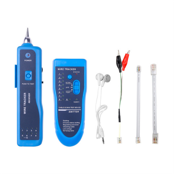 Tester Cat5 케이블 랜 Telephone 도구 Network 테스터 감지기 Kebidumei Kit 전화 키트 추적기 Finder Line Tracker 이더넷 tool, 세트 상품, 1개