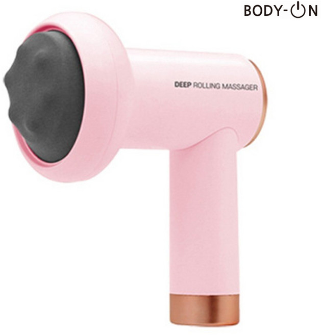 바디온 딥 롤링 무선마사지기 SJH-9200 승모근 목어깨 핸디 안마기/c타입 마사지건, 핑크