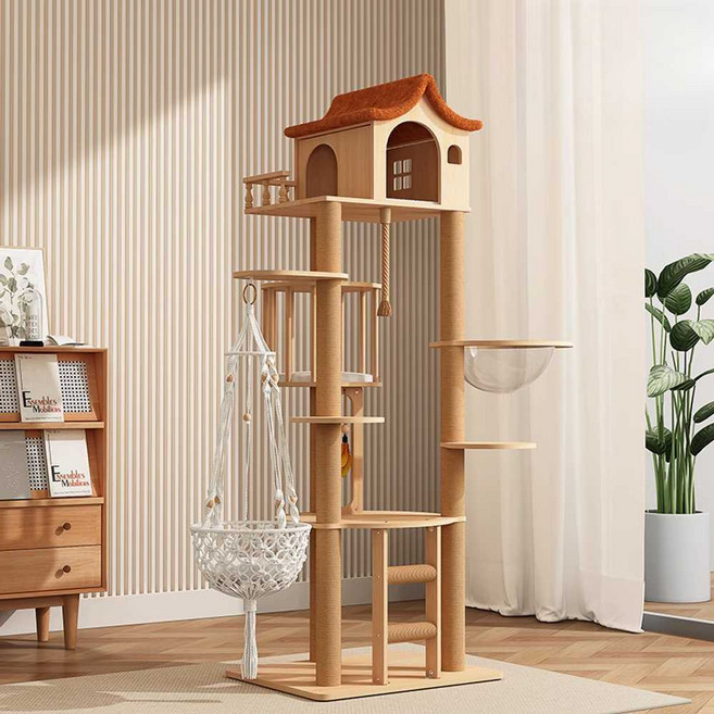 낙원굿즈 캣트럴파크 기둥 대형 수직 캣타워 타워