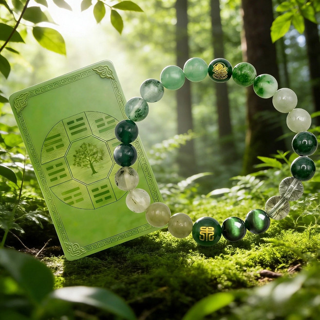 오행 액막이 행운 수호 재물운 상승 천연석 팔찌
