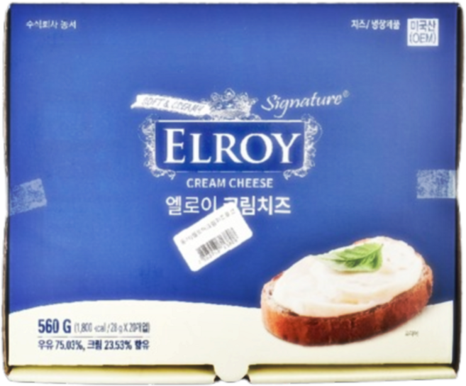 동서 엘로이 크림치즈, 560g, 19개