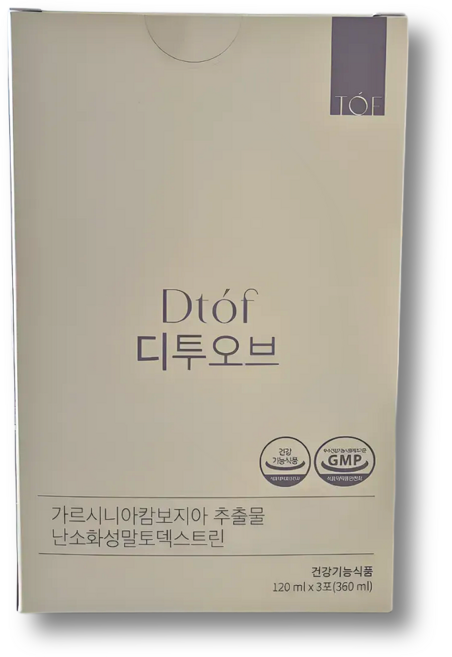 [본사 공식몰] 디투오브 레몬맛 체지방컷 리셋주스 혈당케어 변비해결, 1박스, 360ml
