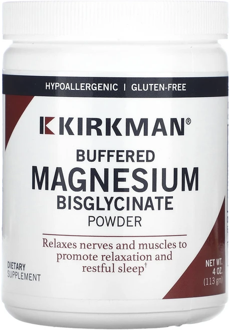 Kirkman Labs 완충형 마그네슘 비스글리시네이트 분말 113g(4oz), KirkmanLabs완충형마그네슘비스글리시네이트분말11, 113g, 1개 - 쿠팡
