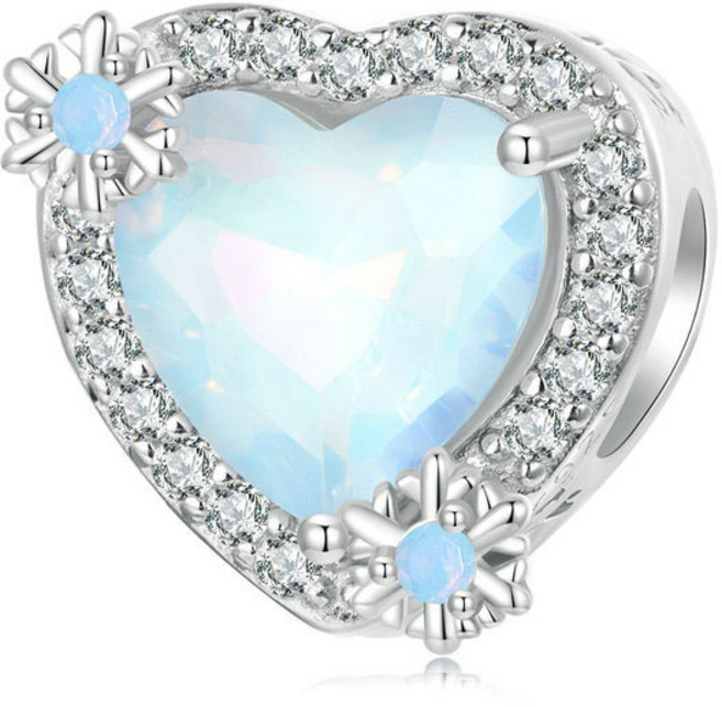 판도라팔찌 호환 참 스파클링 아이스 스노우 하트 Charm