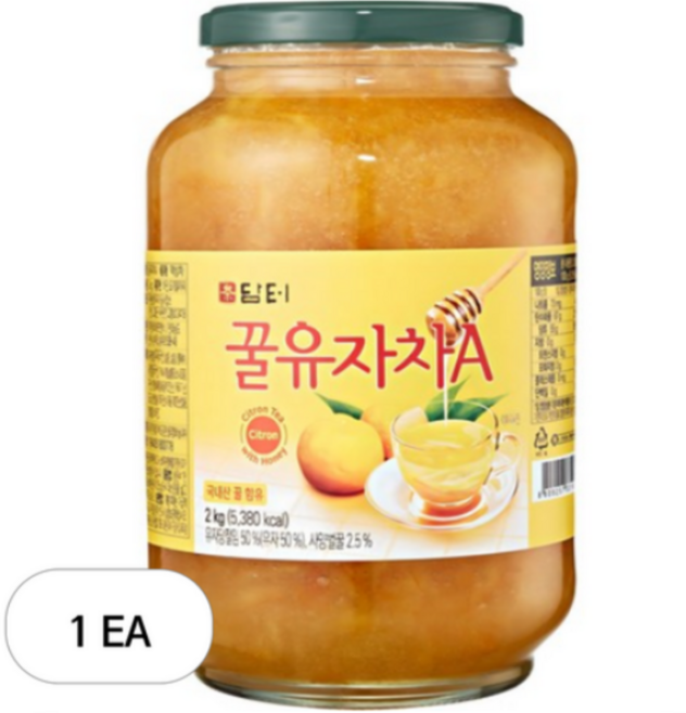 담터 꿀유자차A, 2kg, 1개입, 1개