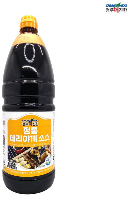 청우 더진한 정통데리야끼 소스, 4개, 1.9kg