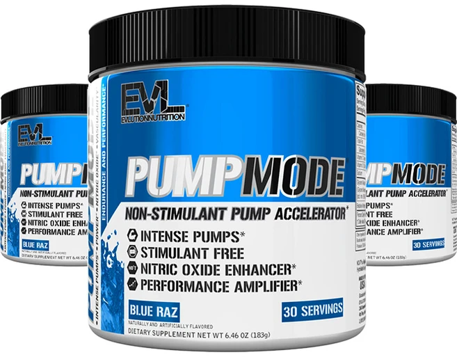 EVLUTIONNUTRITION 펌프모드, 3개, 168g - 쿠팡
