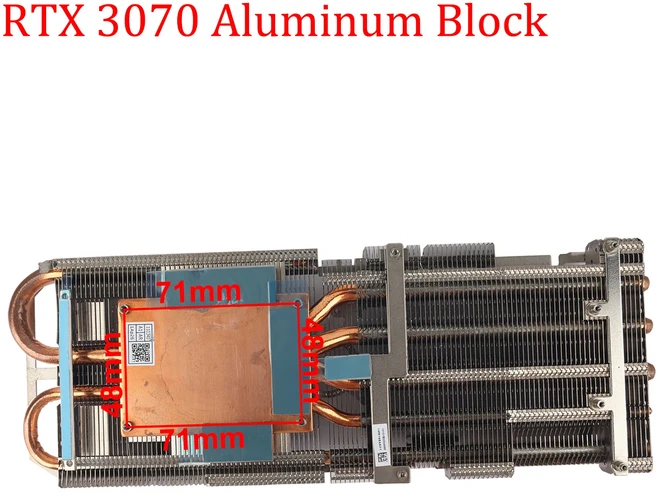 EVGA GeForce RTX 3060Ti 3070 XC3 블랙 게임용 그래픽 카드 교체용 히트싱크용 새 원본, 01 RTX 3070, 01 Black, 01 없음 RGB