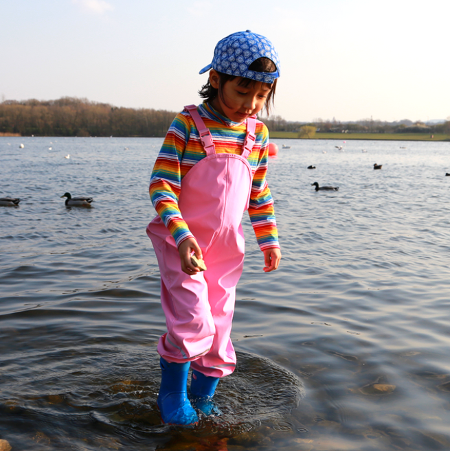 오클레이 아동 오버롤 놀이복, 베이비핑크