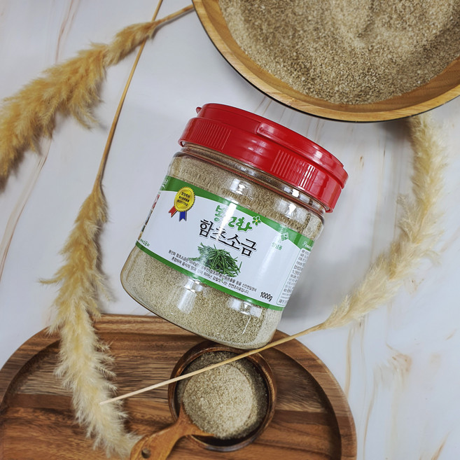 함초소금 신안갯벌 함초 소금 간수뺀 봉선화 천일염 신안 염전 1kg, 1개