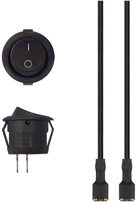 광전 12v LED 1단 방수 원형 사각 락커 토글스위치 비상등스위치 15종, 옵션2. 16MM 원형 배선타입, 1개