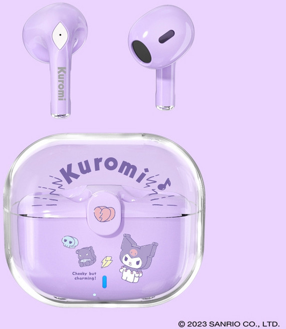 산리오 블루투스 이어폰 LY-505, F, 쿠로미