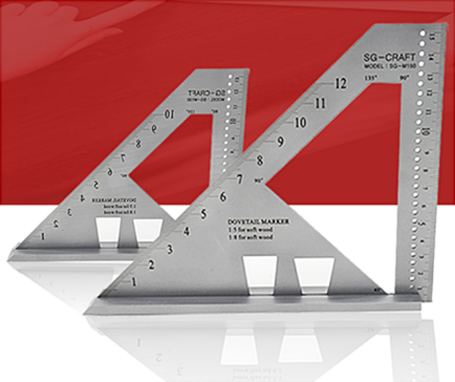 다기능 멀티 스퀘어 각도기 각도자 45도 90도 직각자, 1개