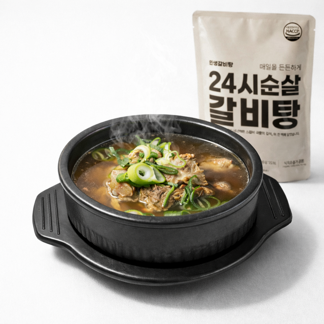 정말 맛있는 뼈없는 순살 갈비탕, 5개, 600g