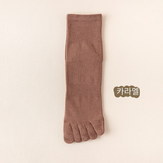 주자니 2022신상 좋은 품질 편안한 남성용 발가락양말 남성스포츠 발가락양말 사계절양말 5켤레-2253