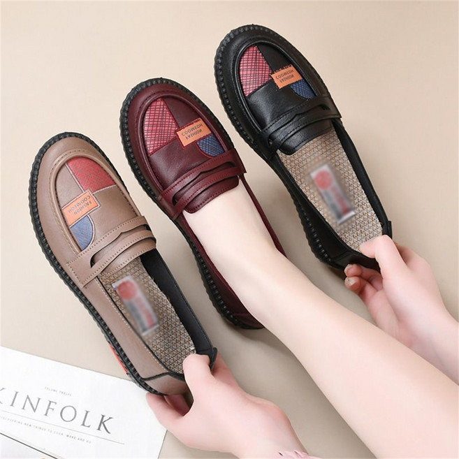 TKX 엄마신발 여성용 캐주얼 로퍼 편안한 모던 디자인 봄 가을 데일리 슈즈 K87