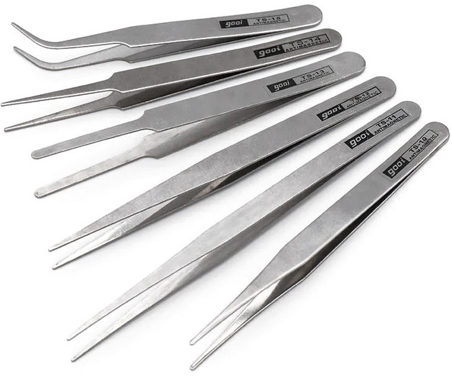 아이베란다 작업용 족집게 핀셋 6종 세트, 1개