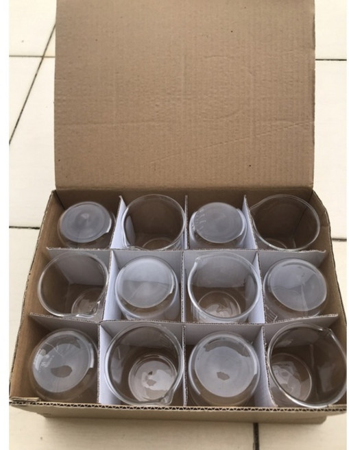 立騰 玻璃燒杯, 1個, 200ml （一盒10個）, 200ml （一盒10個）