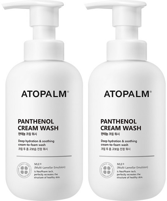 (정품) 아토팜 판테놀크림워시 300ml, 1