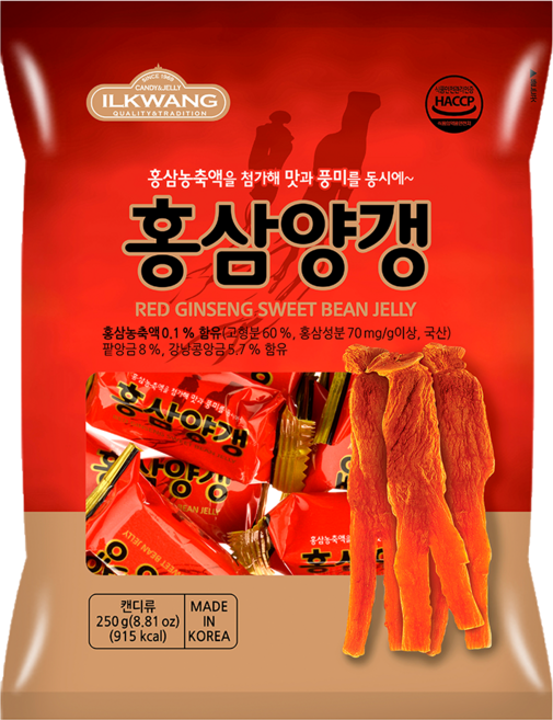 일광제과 홍삼양갱, 250g, 1개