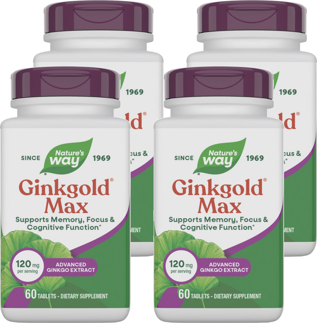 네이쳐스웨이 징크골드 맥스 120mg 타블렛, 60정, 4개