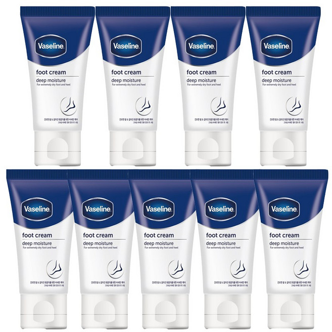 바세린 풋크림 딥 모이스처 55g 1 1, 9개