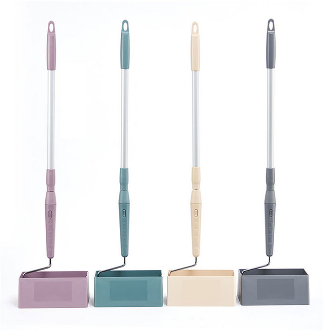 오래아 반영구 돌돌이 클리너 실리콘 롤 크리너 핸디형 or 2단봉, 1개, 모브