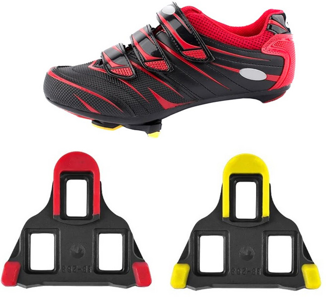 락모터스 자전거 시마노 호환 로드 클릿페달 낱개판매 로드슈즈 피팅 클릿커버 로드클릿, 1개, 레드