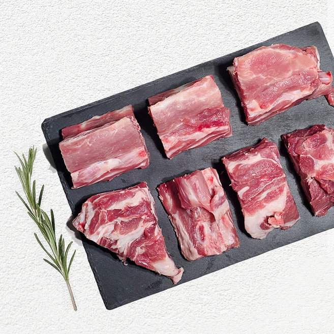 움찬육가 한돈 돼지 등뼈 감자탕용 뼈찜 4kg(냉동), 1, 4kg