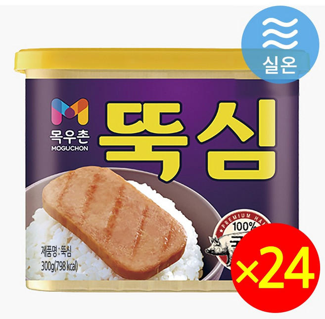 목우촌 뚝심, 300g, 24개