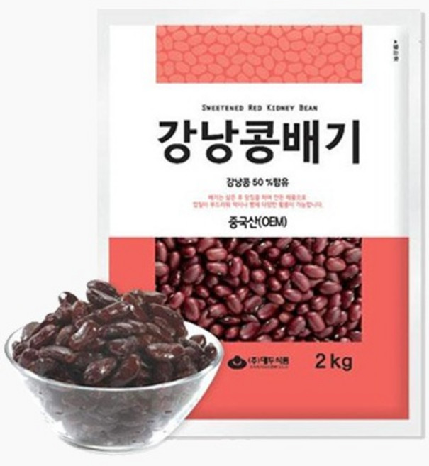 대두 강낭콩배기(가당), 2kg, 6개