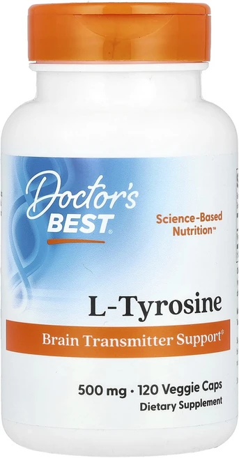 Doctor's Best 베스트 L-티로신 500mg 베지 캡슐 120정, DoctorsBest베스트L티로신500mg베지캡슐120, 1개 - 쿠팡