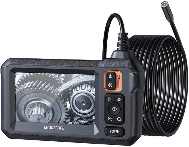 누수탐지기 30m 청음식 열화상카메라 배관 청진기 전문가용 수도관 감지기 벽 고정밀, 단일 헤드 8.5mm 30M, 1개