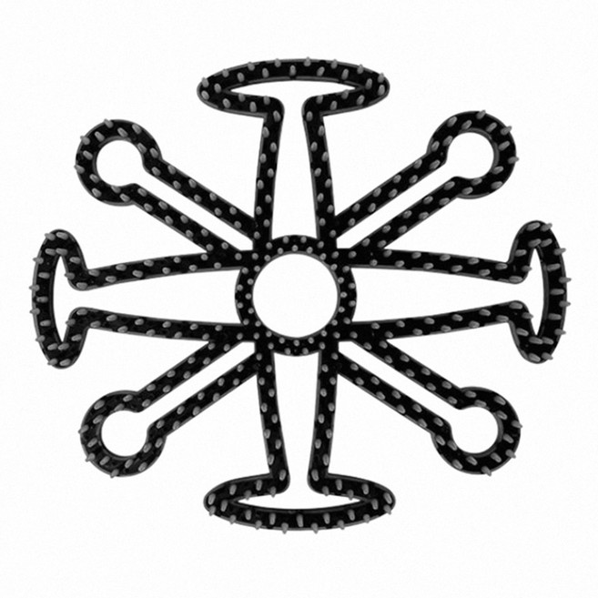 矽膠安全帽內襯, 黑