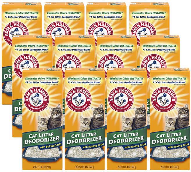 암앤해머 캣리터 디오더라이저, 567g, 12개