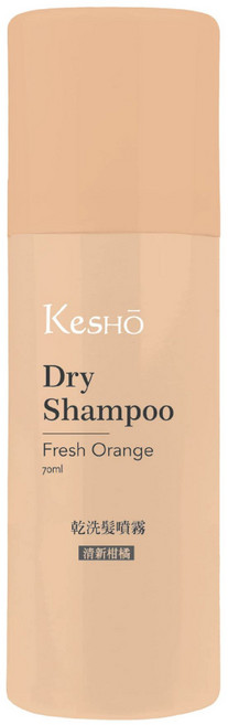 KeSHO 乾洗髮噴霧 清新柑橘, 70ml, 1件