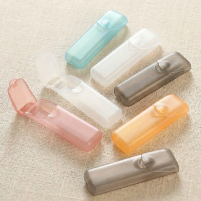 제이티 휴대용 치실 케이스, 1세트, 1세트, 랜덤색상 5개