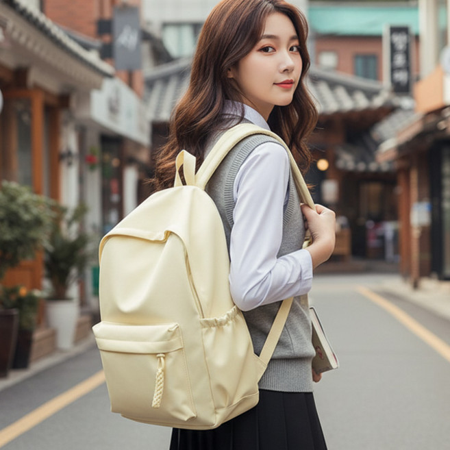 스토리원 U-SSBG056 솔리드 스트링 포켓 백팩