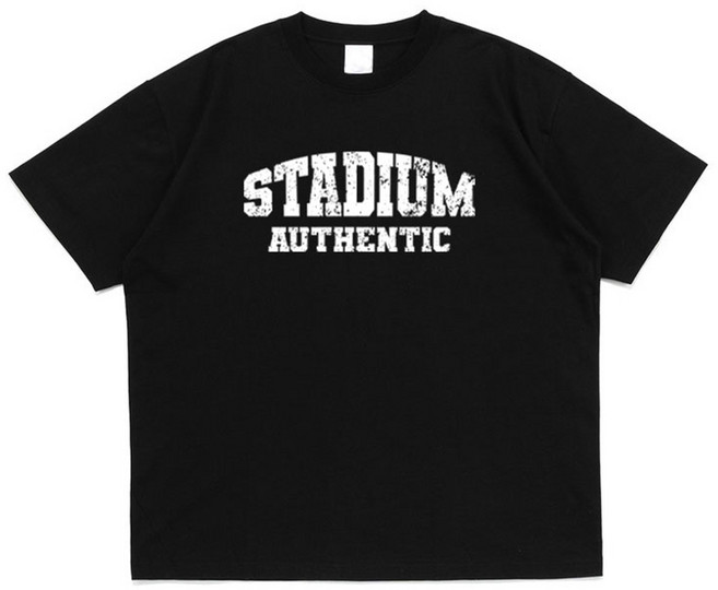 에잇스타디움 빅사이즈 남녀공용 서라운드 와이드 오버핏 반팔티 캐주얼반팔 운동 스포츠웨어